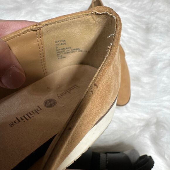 Lindsay Phillips Women’s Dayna Tan Loafer Size 9 - Picture 8 of 10